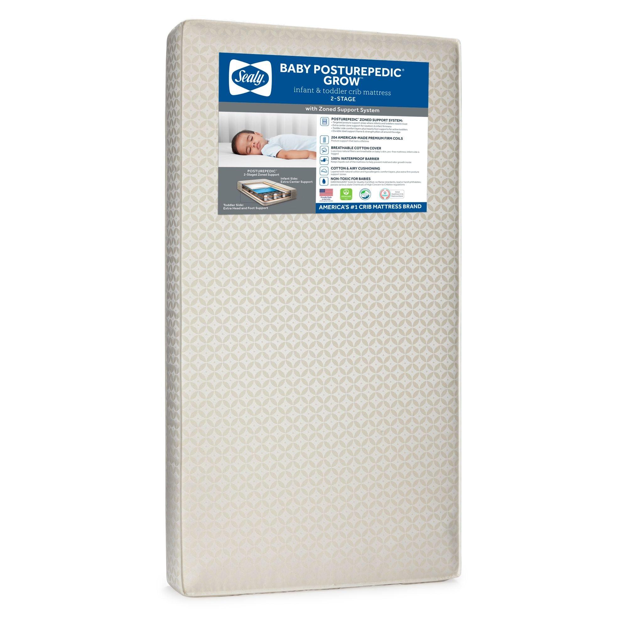 Baby Posturepedic Grow 2-Stage Crib and Toddler Mattress - The Baby's Room