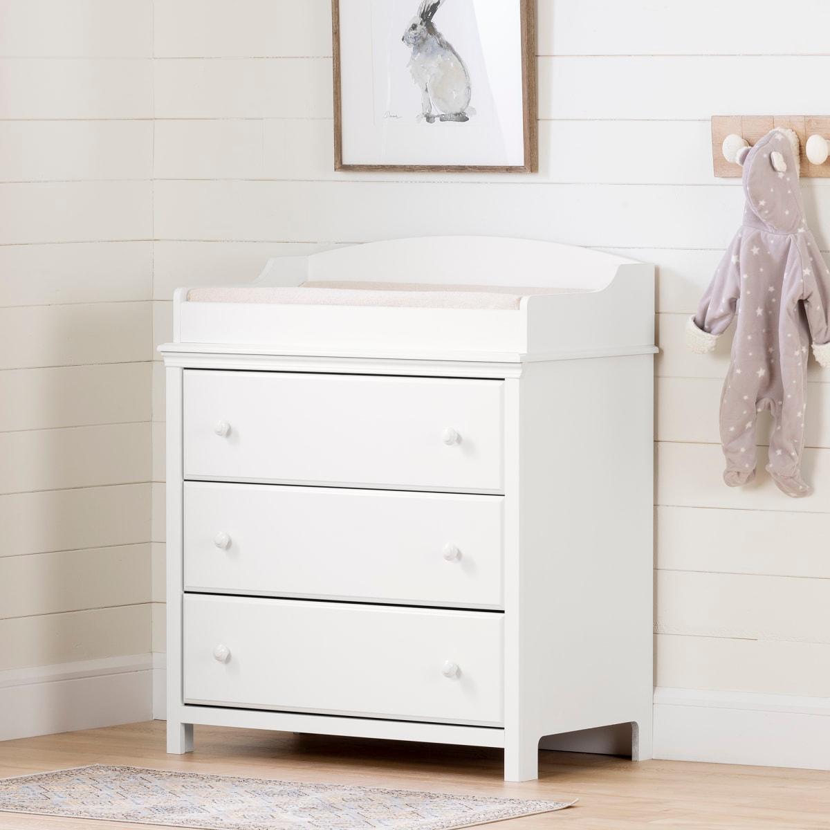 Cotton Candy - Changing Table with Drawers - The Baby's Room