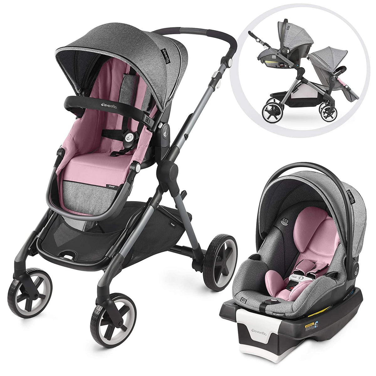 evenflo stroller sam's club Evenflo Gold Smart Infant Car Seat and Stroller – The Baby's Room
