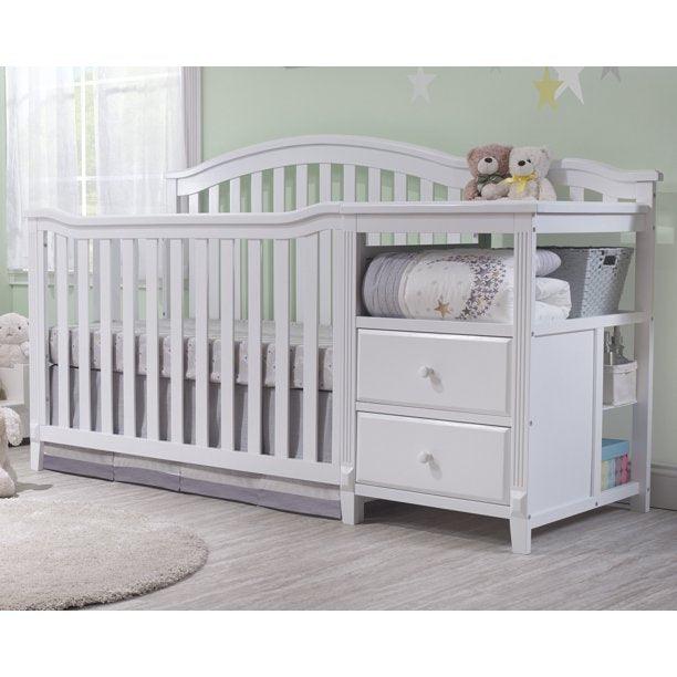 5 in 1 Convertible Crib kids baby crib with Changer - The Baby's Room