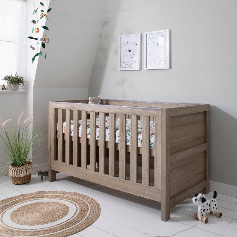 Modern Cozy Baby Furniture Convertible Cot Bed Solid Wood Kids' Cribs - The Baby's Room