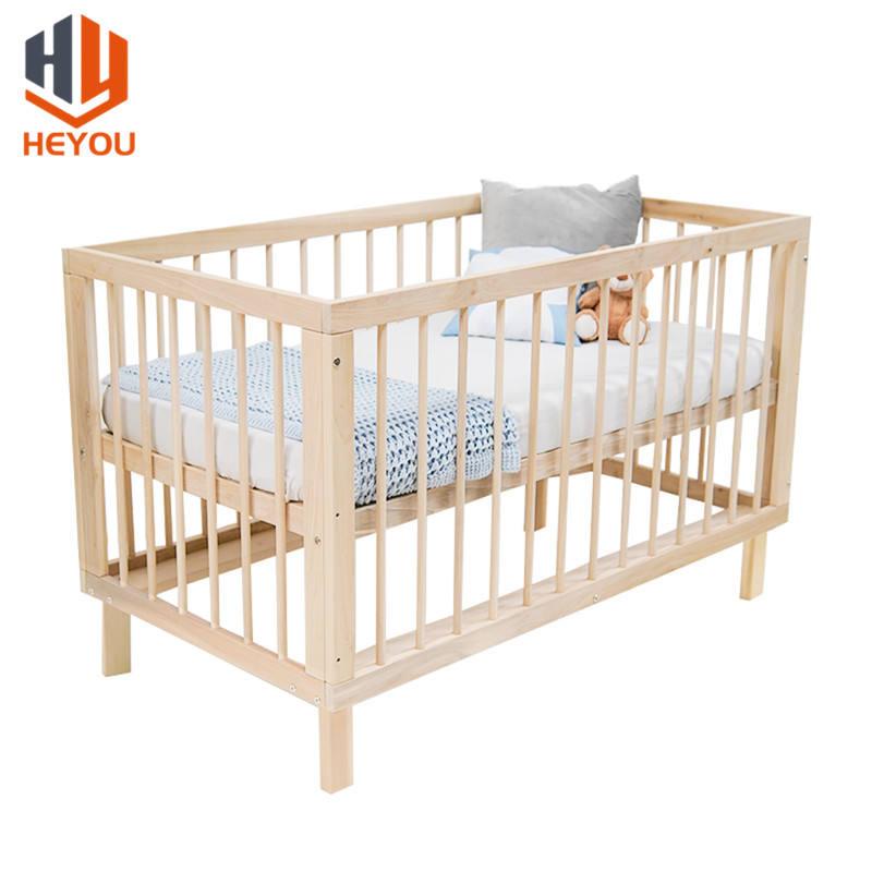 Kids Cribs Solid Wood Cradle Baby Wooden Beds Crib With Cot - The Baby's Room