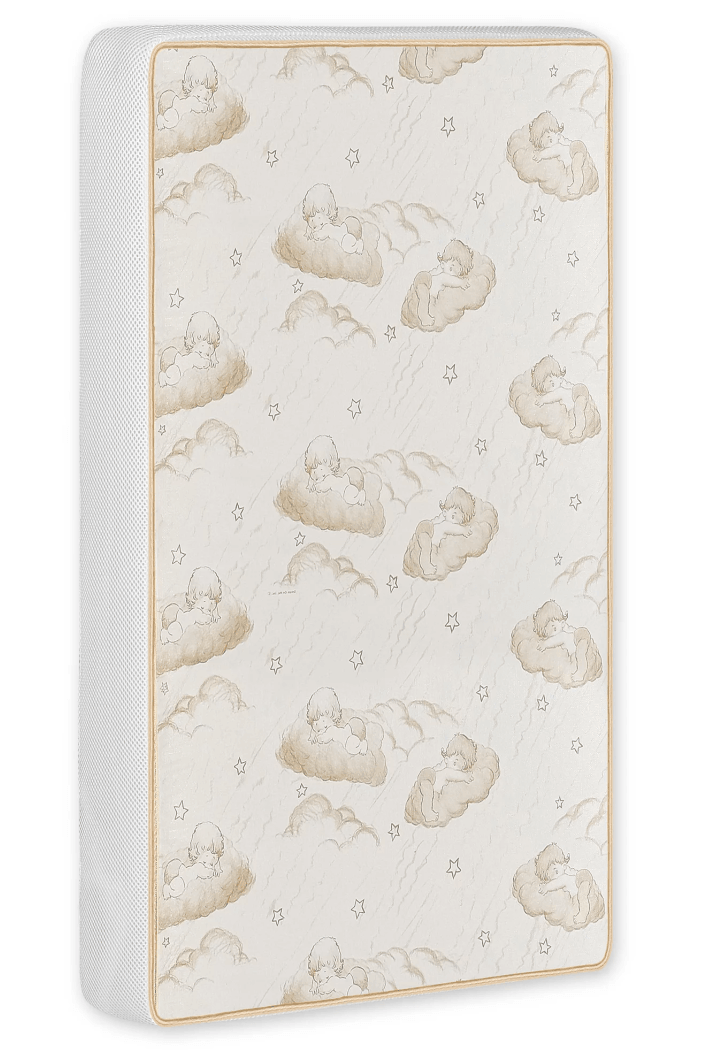 Dream On Me Breathable 2-Sided Mini/Portable Crib Foam Mattress in White - The Baby's Room