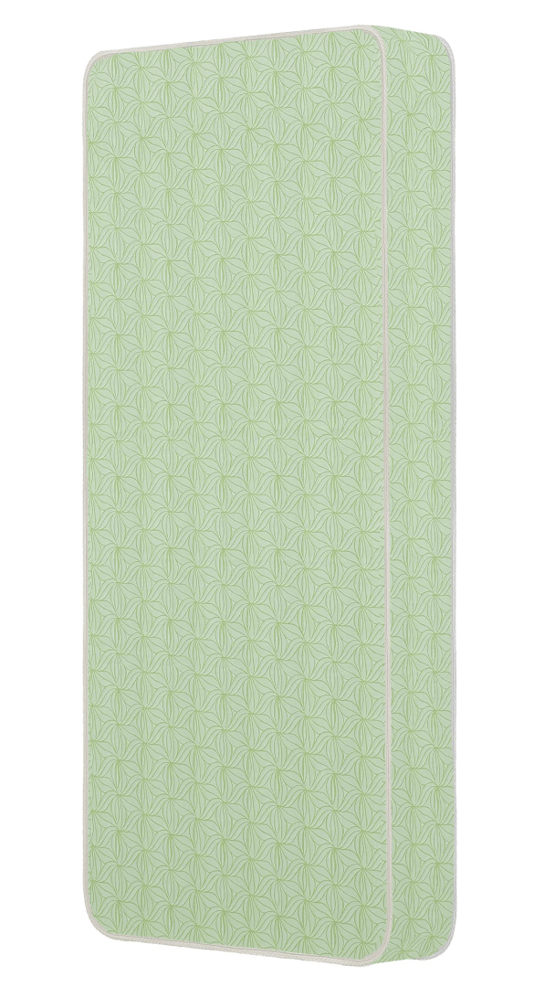 Dream On Me Bedtime 2-Sided 150 Coil Crib and Toddler Bed Mattress in Green/Brown - The Baby's Room