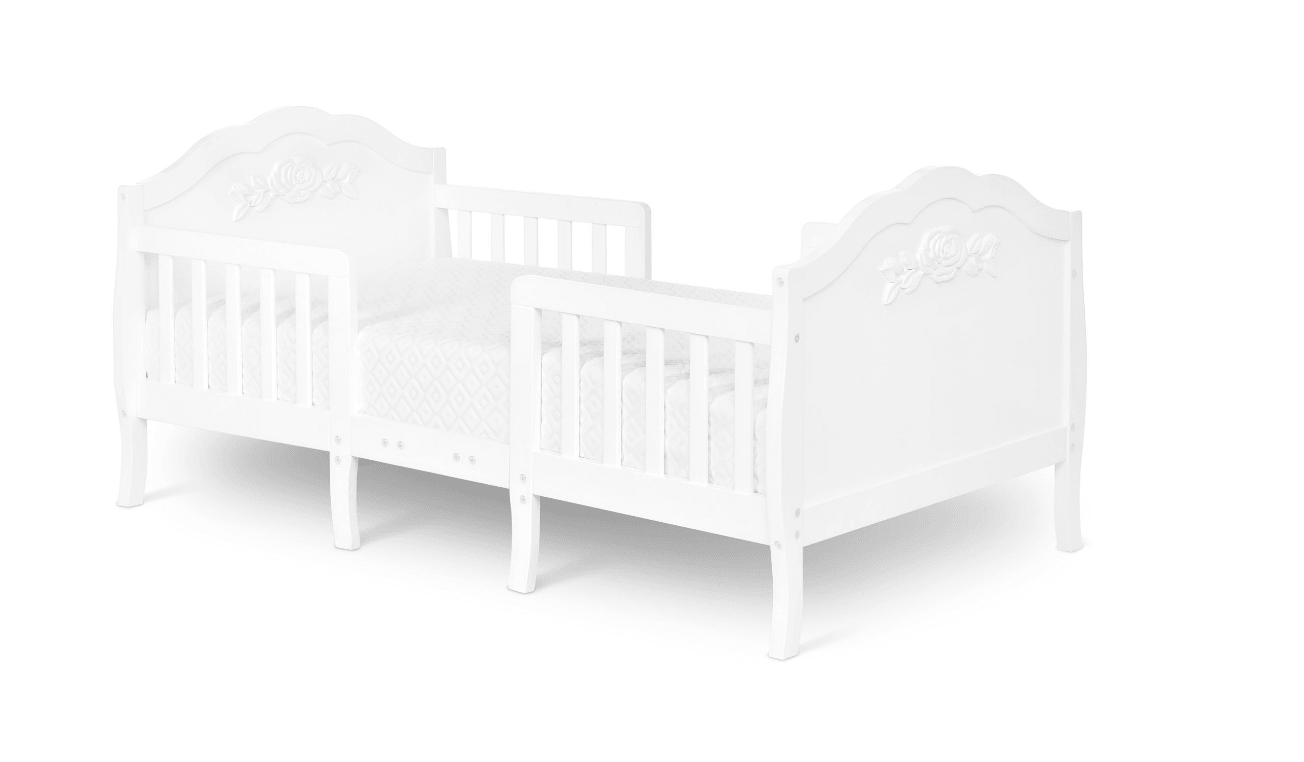 Convertible Toddler Bed in White - The Baby's Room
