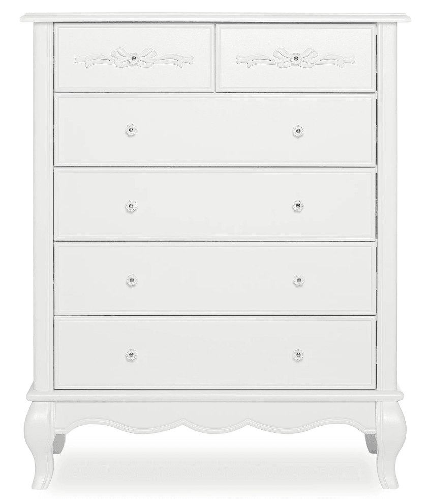 6-Drawer Tall Chest in Frost - The Baby's Room