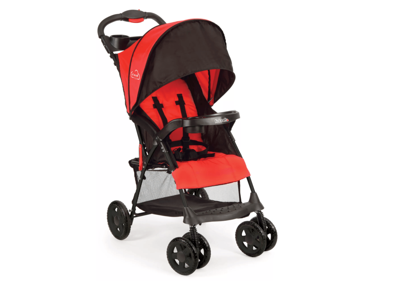 Cloud Plus Stroller in Red Black The Baby s Room