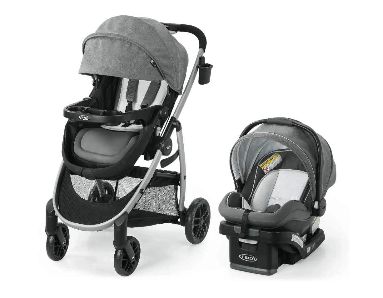 Pramette DLX Travel System in Gray - The Baby's Room