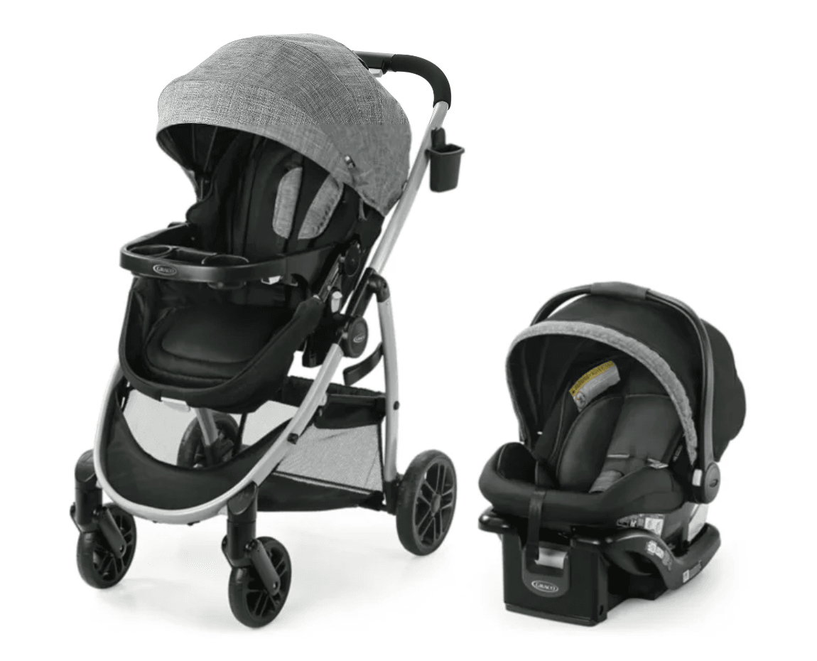 Pramette Travel System in Light Gray - The Baby's Room