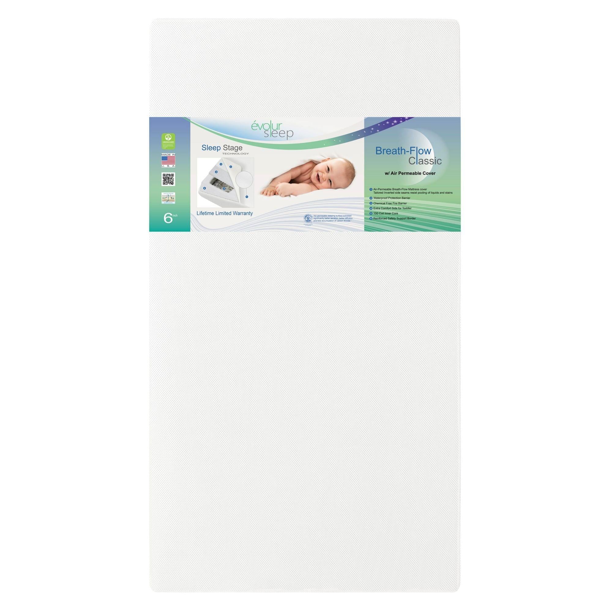 Sleep Classic Inner Spring Crib and Toddler Mattress - The Baby's Room