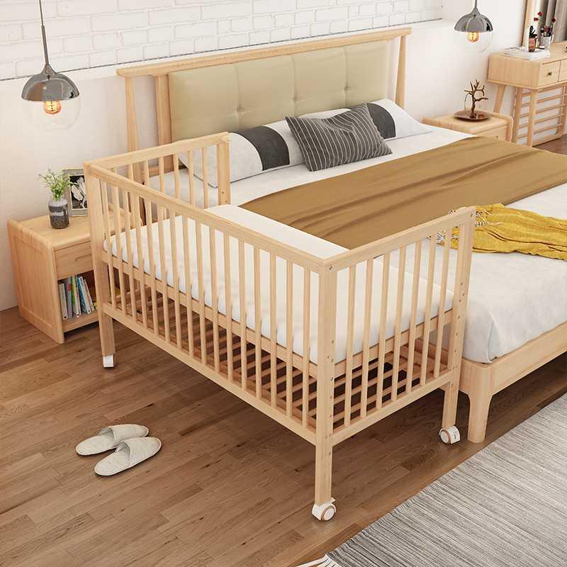 Solid wood crib Best selling solid pine wooden baby bed - The Baby's Room