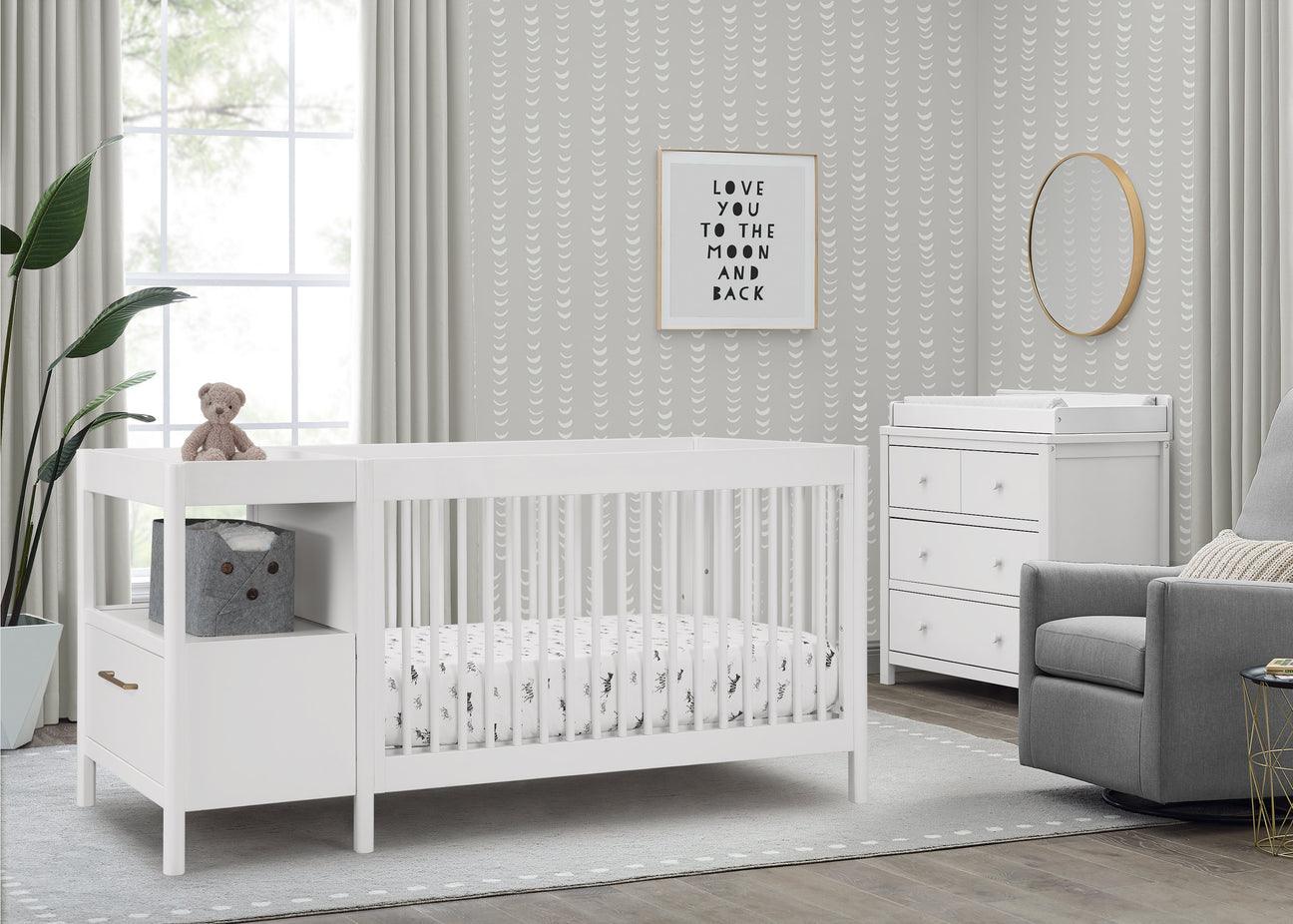 Zoe 5-in-1 Convertible Crib and Changer - The Baby's Room