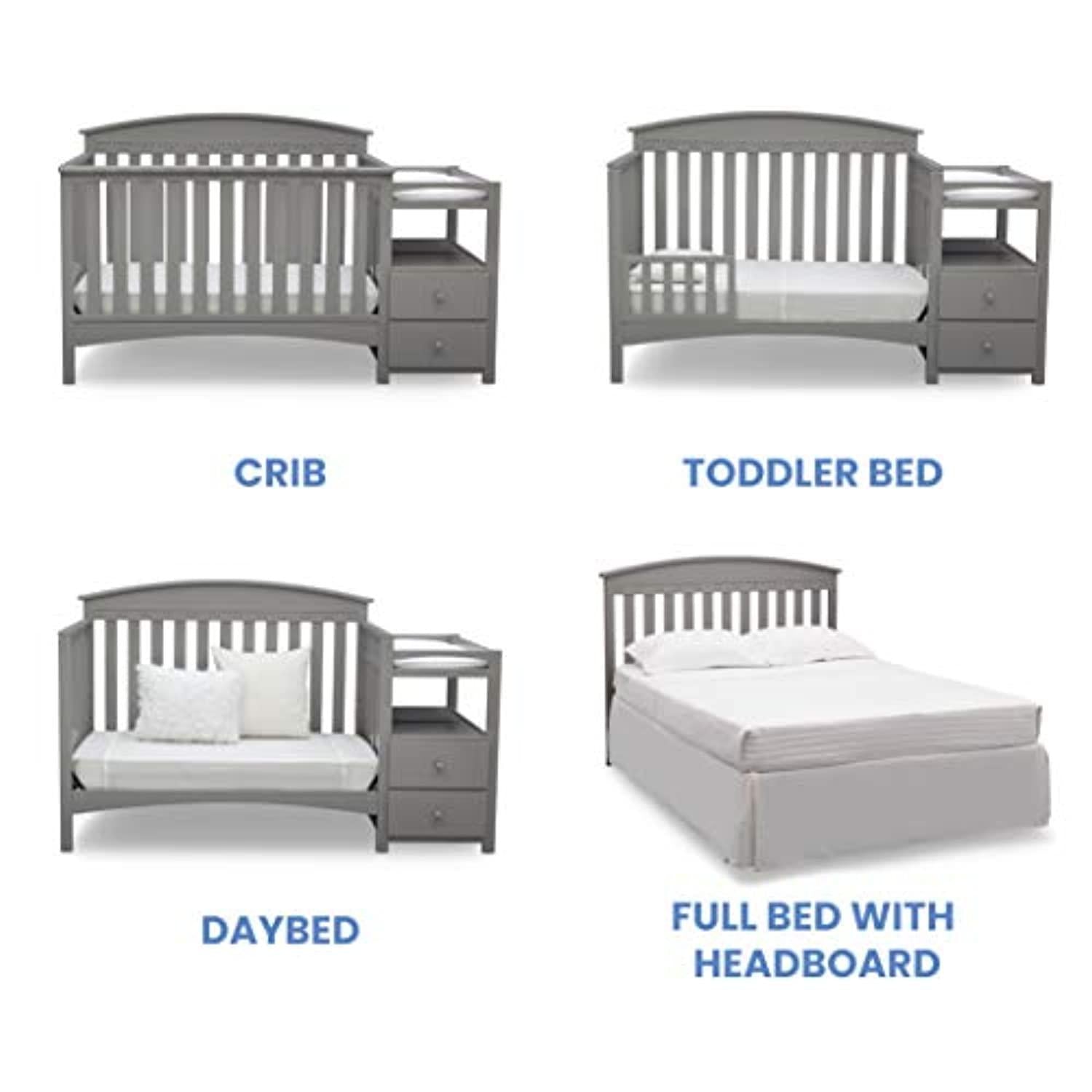 Delta children abby convertible crib deals and changer