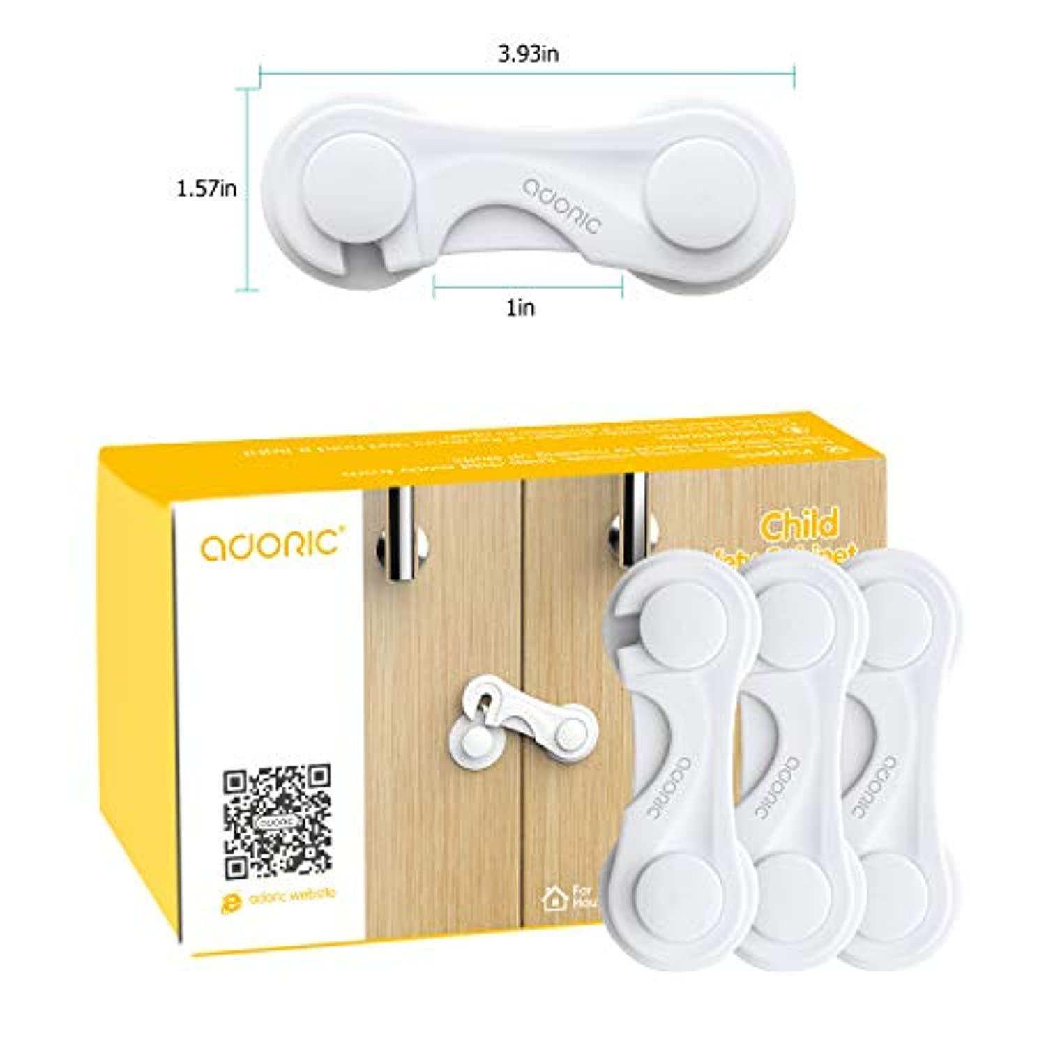 Cabinet Locks - Adoric Life Child Safety Locks 4 Pack – The Baby's Room