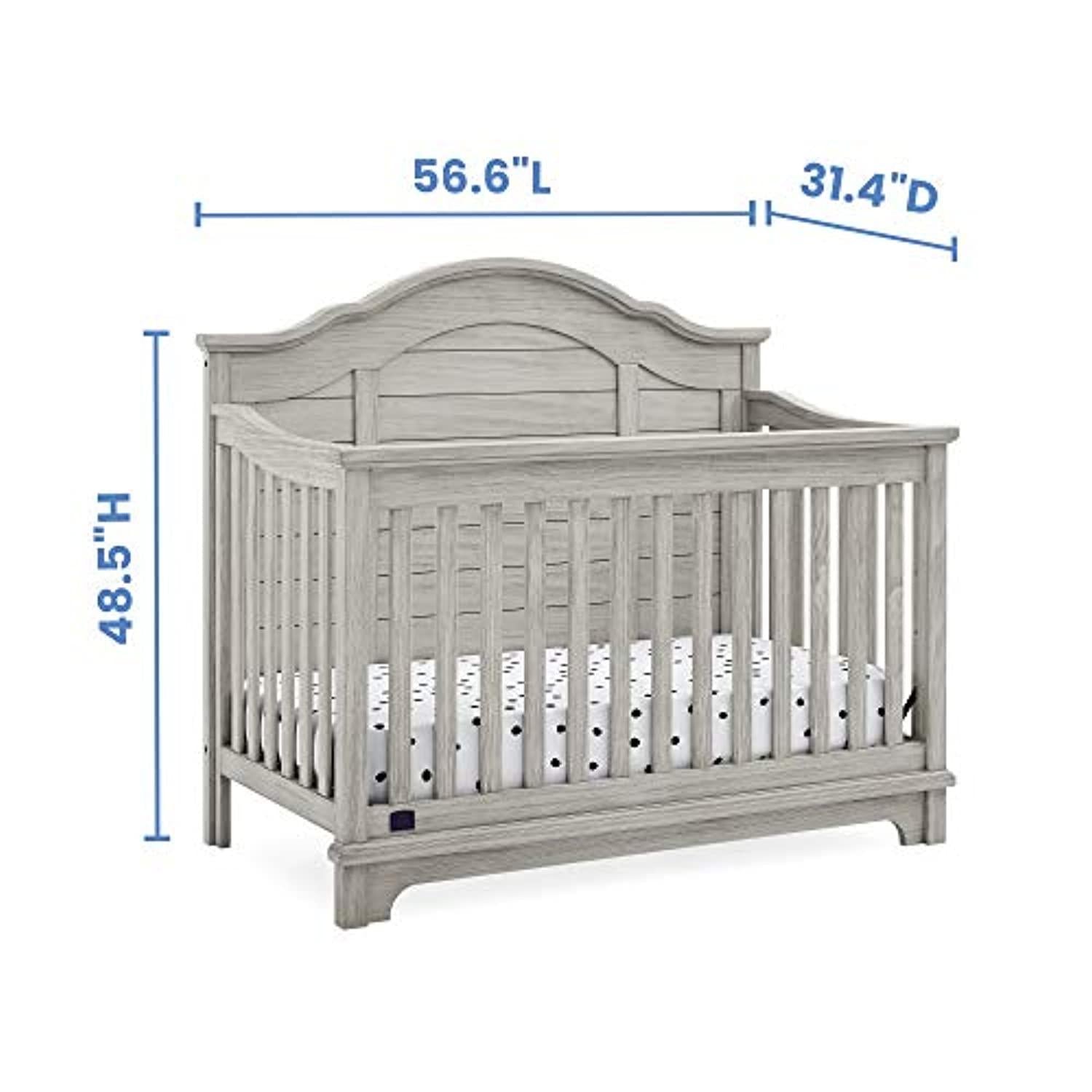 Delta Children Simmons Kids Asher 6 in 1 Convertible Crib The Baby s Room