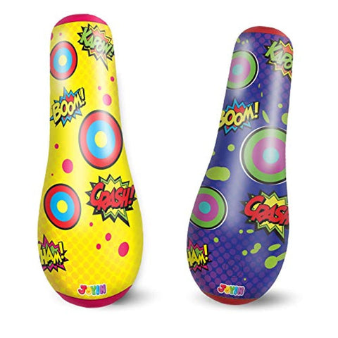 JOYIN 2 Pack Inflatable Bopper, 47 Inches Kids Punching Bag
