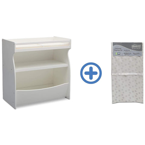 Delta Children 2-in-1 Changing Table and Storage Unit