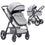 Blahoo Baby Stroller for Newborn, 2 in1 High Landscape Stroller