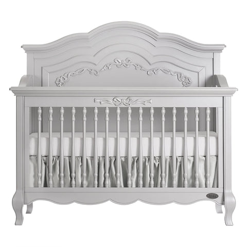 Evolur Aurora 5-in-1 Convertible Crib, Dusty Rose, Greenguard Gold Certified