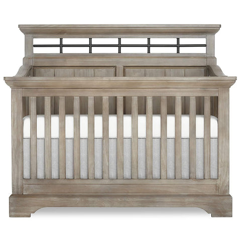 Evolur Empire 5 in 1 Convertible Crib with Metal Elements