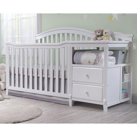 5 in 1 Convertible Crib kids baby crib with Changer