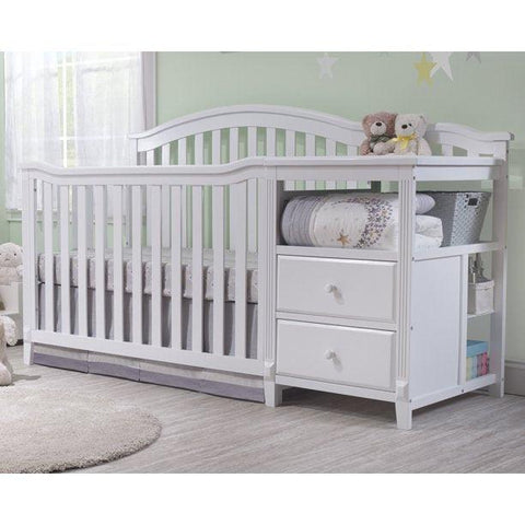 5 in 1 Convertible Crib kids baby crib with Changer