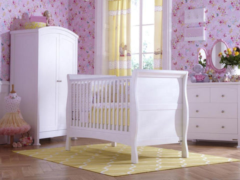New design top selling wood child cot bedroom sets kids furniture