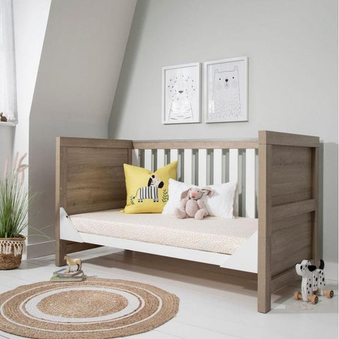 Modern Cozy Baby Furniture Convertible Cot Bed Solid Wood Kids' Cribs - The Baby's Room