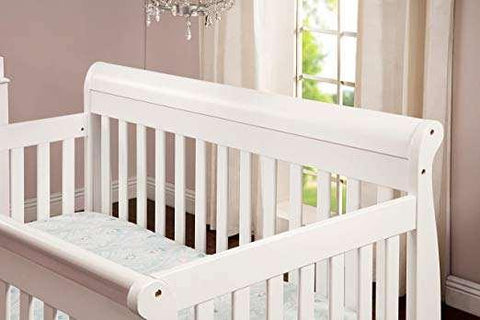 4-in-1 Convertible Crib, with toddler bed conversion kit in white, greenguard gold certified
