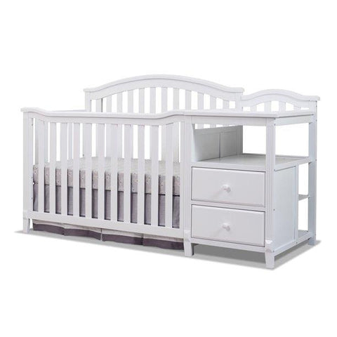 5 in 1 Convertible Crib kids baby crib with Changer - The Baby's Room