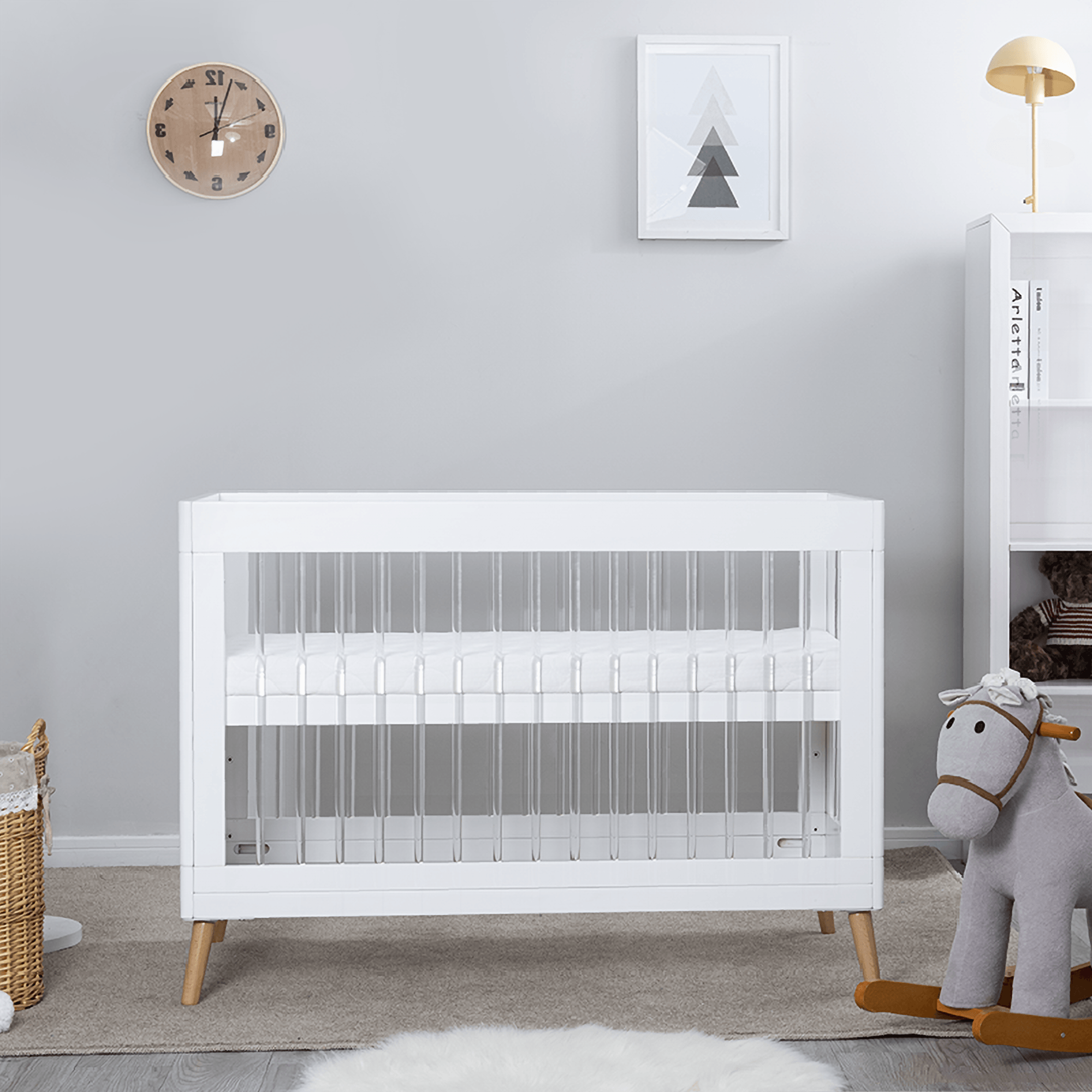 Acrylic baby bed hotsell