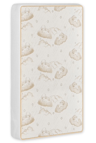 Dream On Me Breathable 2-Sided Mini/Portable Crib Foam Mattress in White