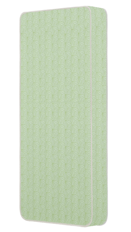 Dream On Me Bedtime 2-Sided 150 Coil Crib and Toddler Bed Mattress in Green/Brown