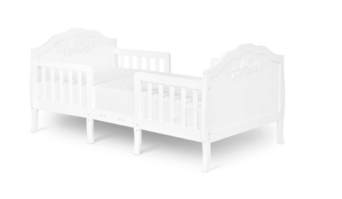 Convertible Toddler Bed in White