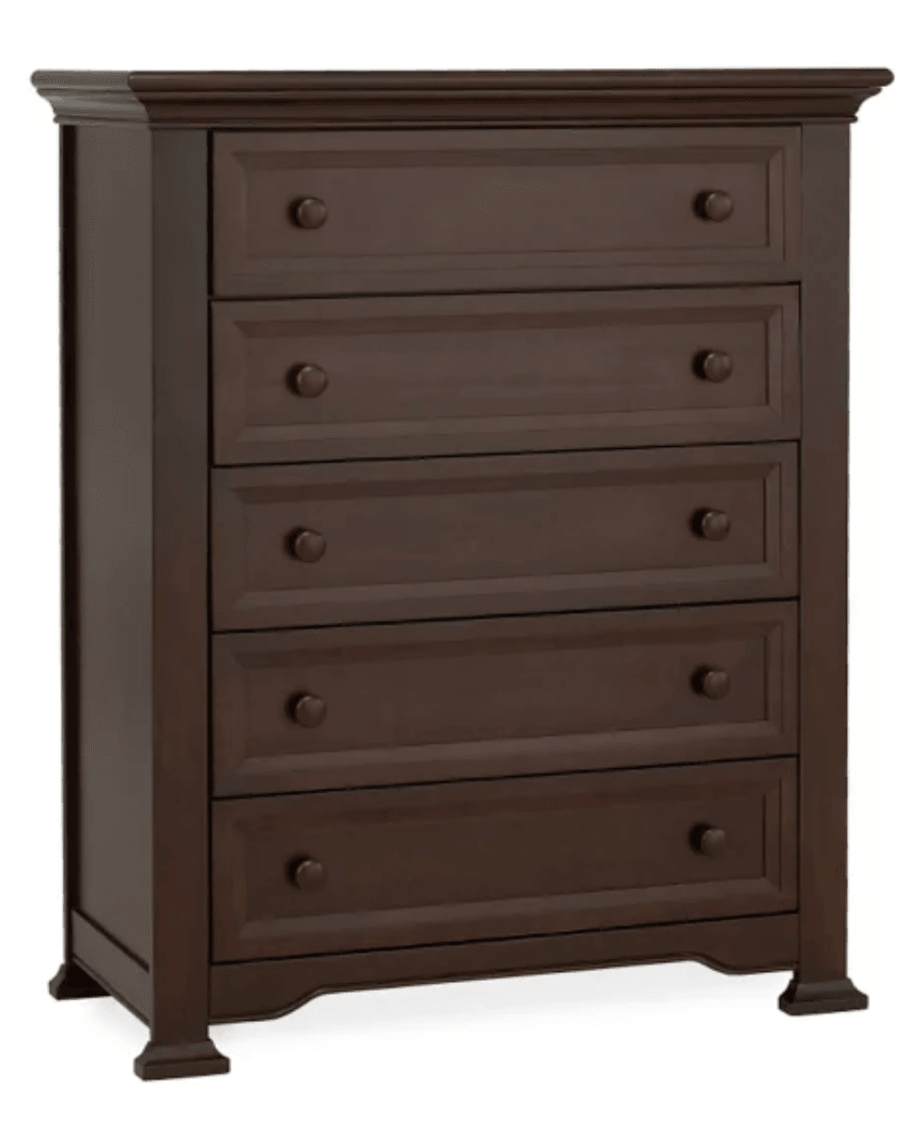 5-Drawer Chest in Espresso - The Baby's Room