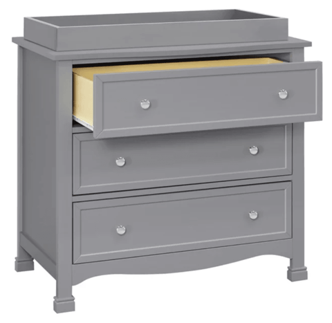 3-Drawer Dresser in Grey - The Baby's Room