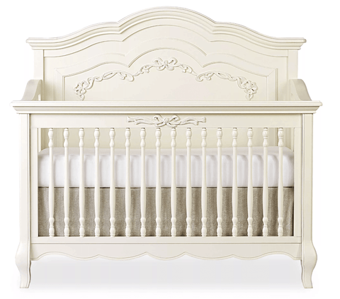 4-in-1 Convertible Crib in Ivory Lace