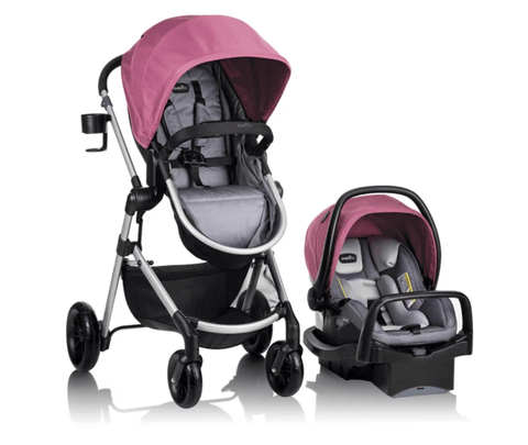 Modular Travel System in Dusty Rose