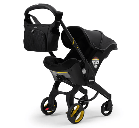 Infant Car Seat/Stroller with LATCH Base in Midnight - The Baby's Room