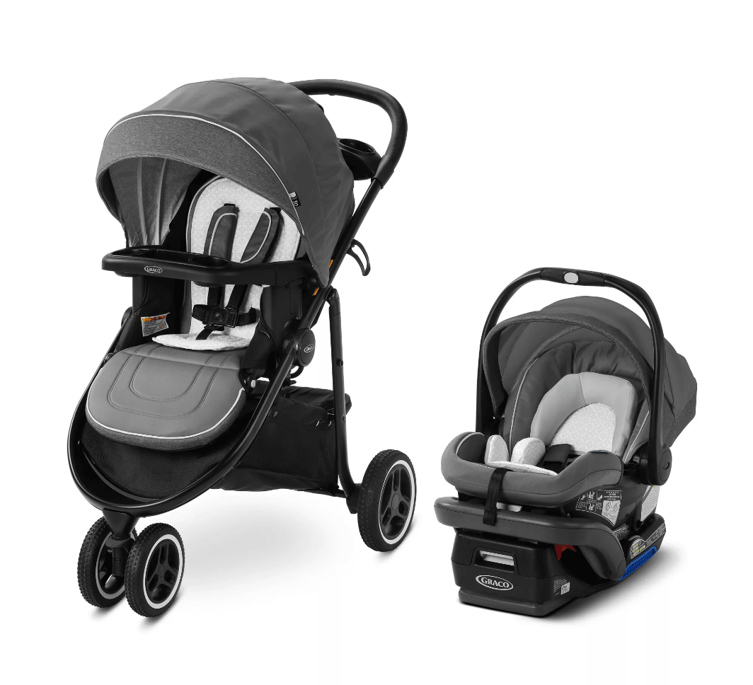 3 Lite Platinum Travel System in Gray - The Baby's Room