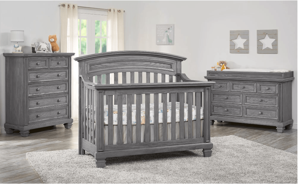 Nursery Furniture Collection in Brushed Grey - The Baby's Room