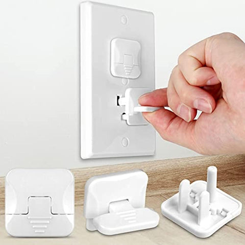 Outlet Covers (45 Pack) with Hidden Pull Handle Baby Proofing Plug Covers