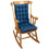 Padded Rocking Chair Cushion Set