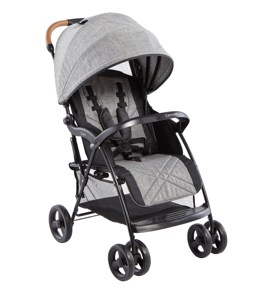 Quick Lightweight Single Stroller in Smoke Grey - The Baby's Room