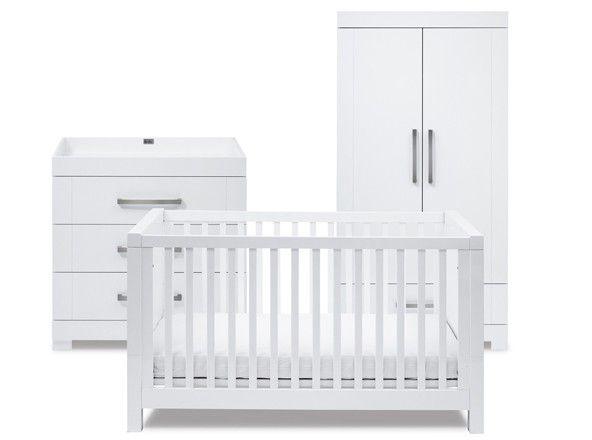 Ripley 3 Piece Nursery Range with Cot Bed, Dresser & Wardrobe - The Baby's Room
