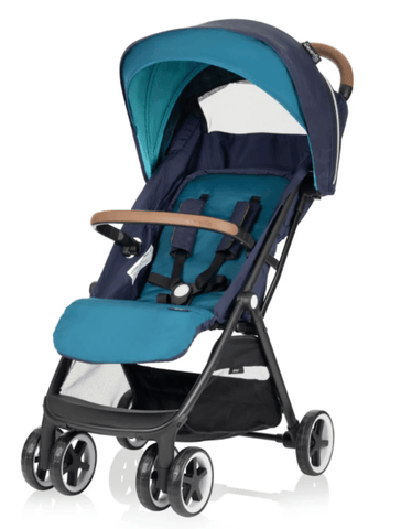 Self-Folding Lightweight Stroller in Sapphire Blue