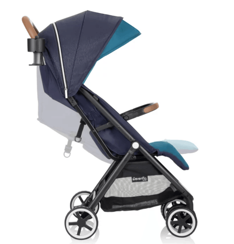 Self-Folding Lightweight Stroller in Sapphire Blue - The Baby's Room