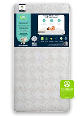 Serta Tranquility Eco Firm 2-Stage Premium Baby Crib Mattress