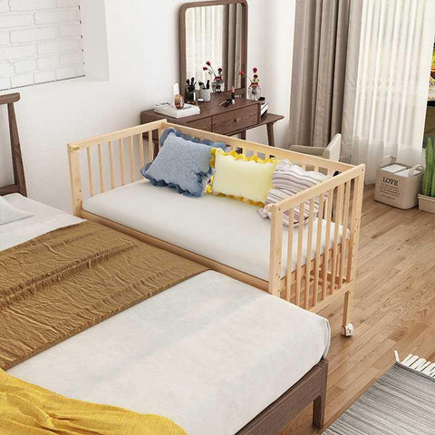 Solid wood crib Best selling solid pine wooden baby bed - The Baby's Room