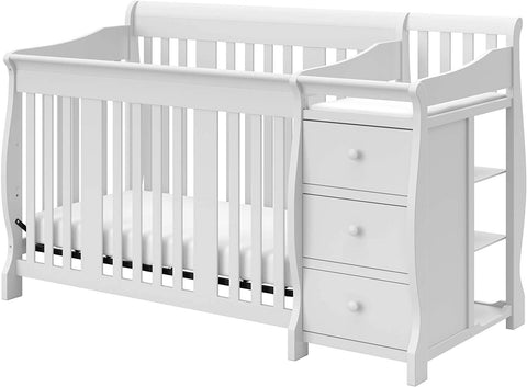 Storkcraft Portofino 4-in-1 Fixed Side Convertible Crib and Changer